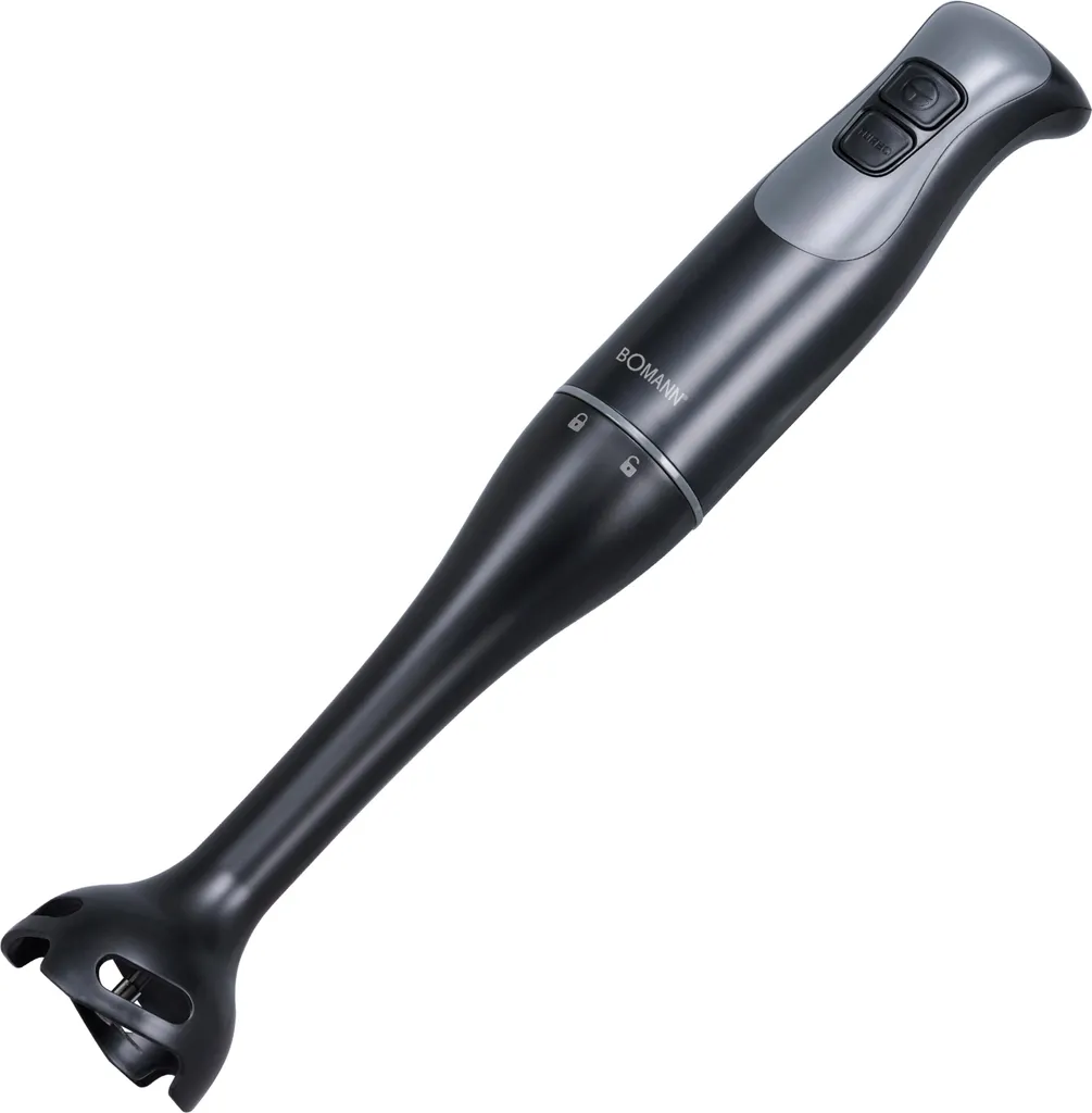 Bomann Hand Blender for Smoothies, Shakes, and Soups | Turbo Mode | 350W | Rustproof Stainless Steel Blades | Detachable Blending Shaft | Hand Blender | SM 6081 CB