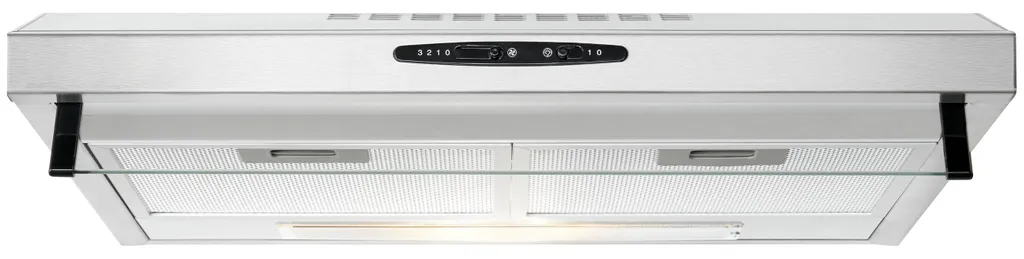 Bomann under-cabinet hood - Color: Stainless steel - Recirculating and ducted operation - 3 power levels