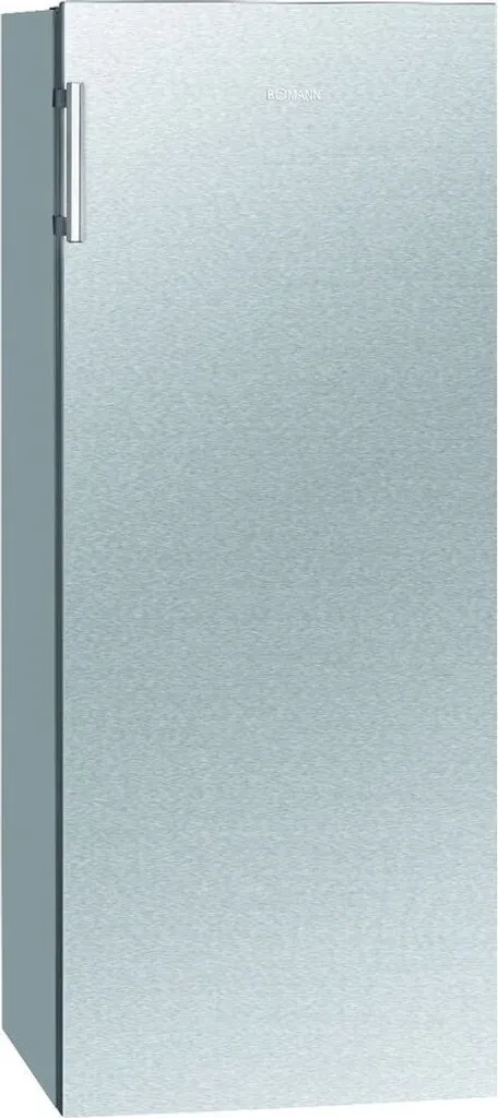 Bomann VS 7316 refrigerator without freezer compartment, 242L, stainless steel