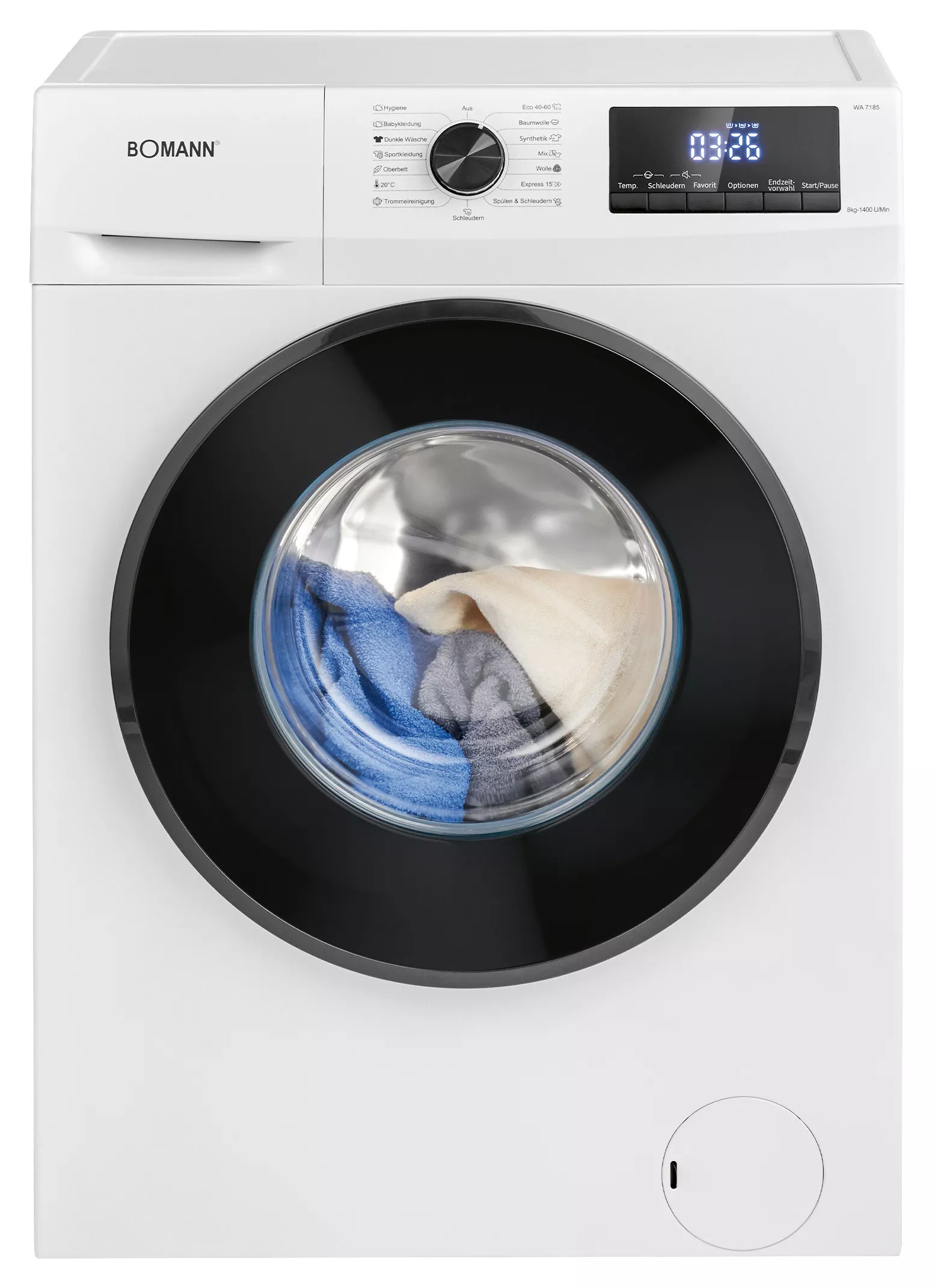 Bomann washing machine WA 7185 w 8kg 1400rpm A/B