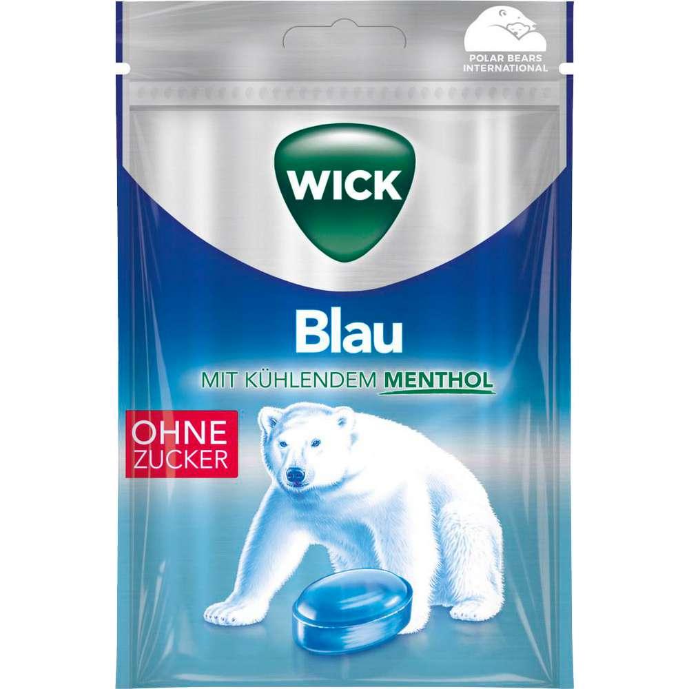 WICK Blue Menthol Candies, sugar-free