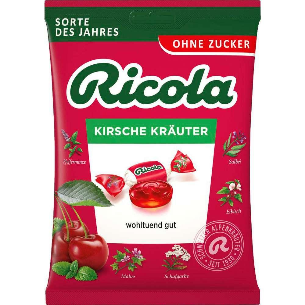 Ricola Cherry-herb sweets, sugar-free