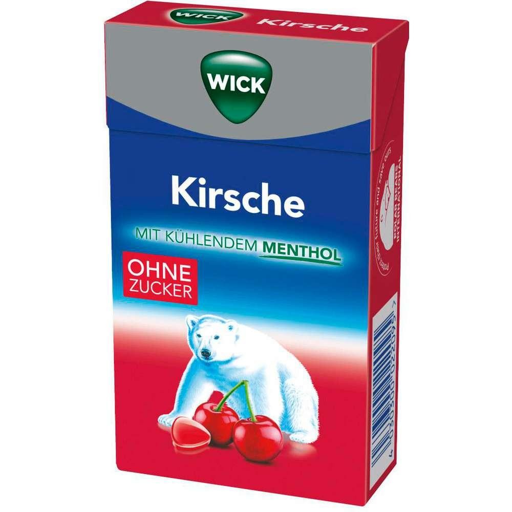 WICK Cherry-eucalyptus candies, sugar-free