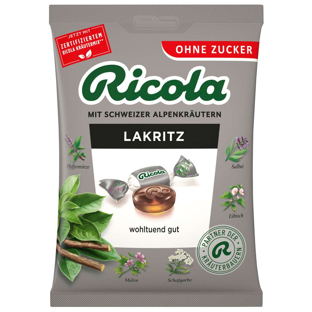 Sugar-free licorice candies