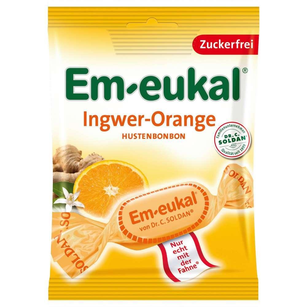Em eukal Orange-ginger candies, sugar-free