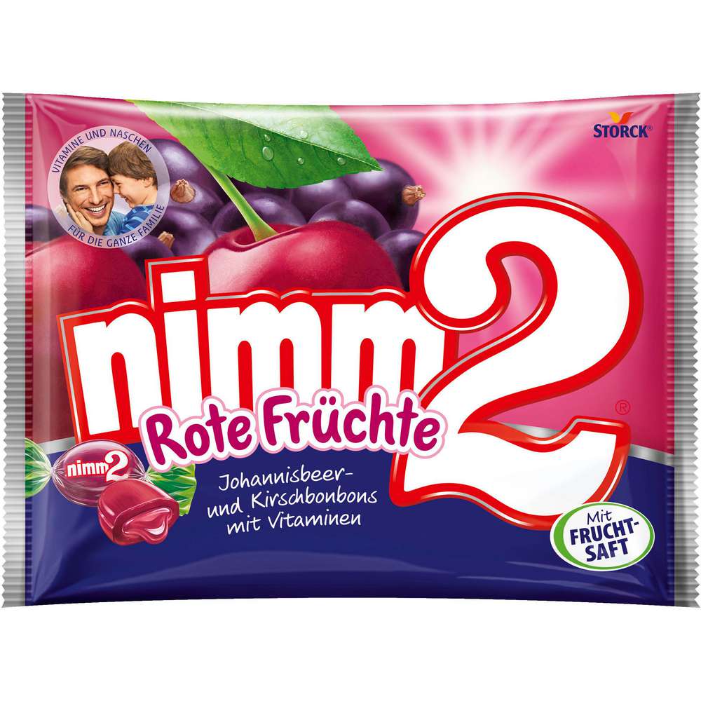 nimm2 Candies, Red Fruits 429g