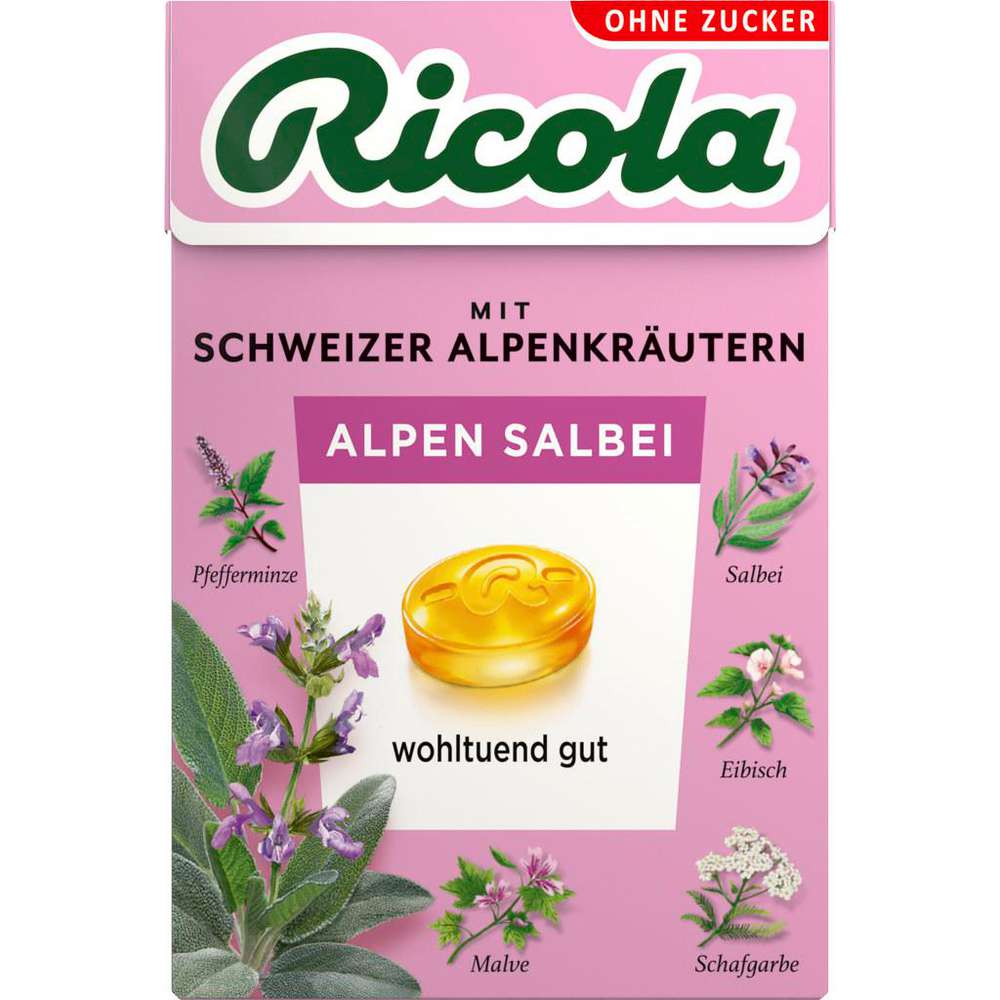 Ricola Sage candies, sugar-free