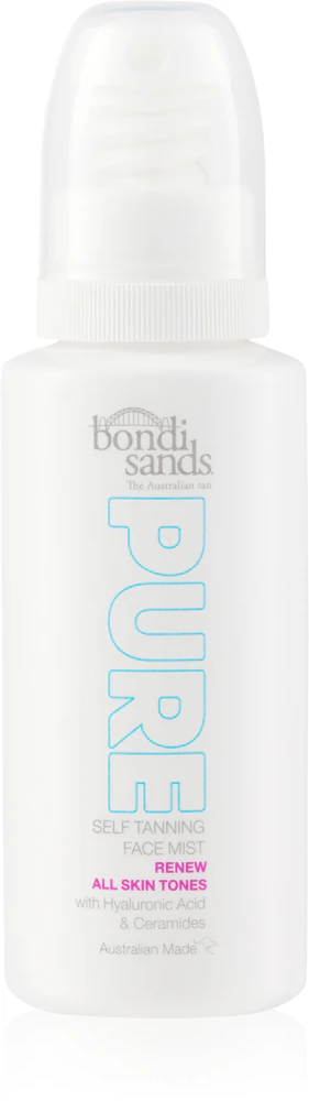 Bondi Sands Pure Self Tanning Face Mist Renew self tanning spray mist for the face