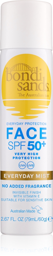 Bondi Sands SPF 50+ Everyday Face Mist protective spray for the face