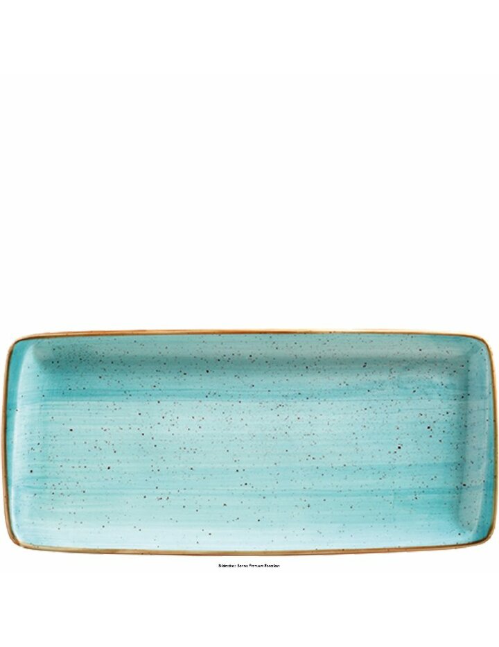Bonna Aura Aqua Plate Square 34X16 Cm - Set Of 2