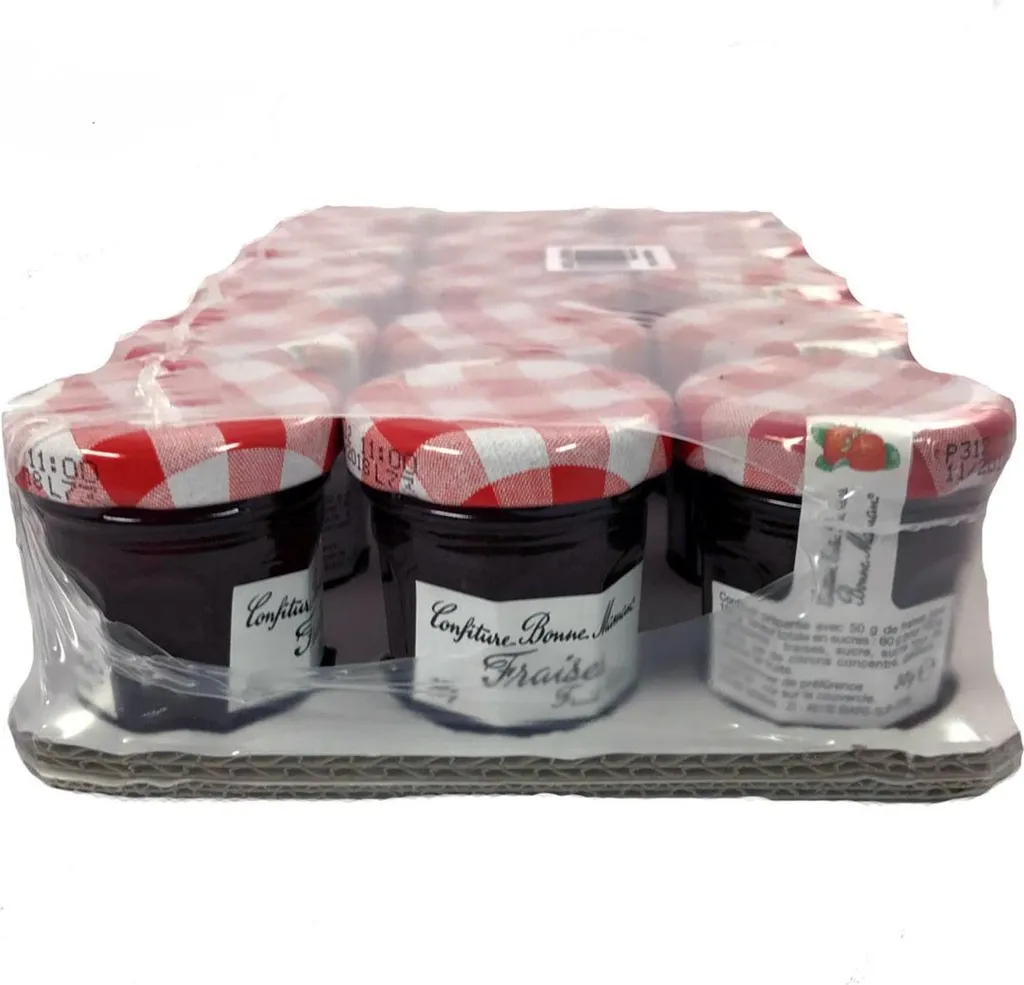Bonne Maman Strawberry Jam - Fraises Confiture 15 x 30 grams from France