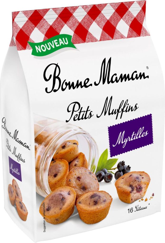 Bonne Maman Mini Muffin Blueberry 235 g / Blueberry Mini Muffins / Petits Muffins 235g