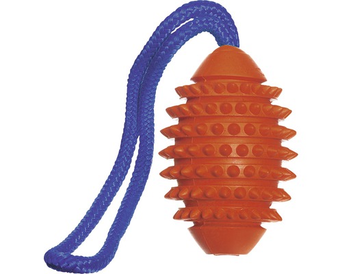 Karlie Boomer Aqua Football solid rubber 9 cm, orange