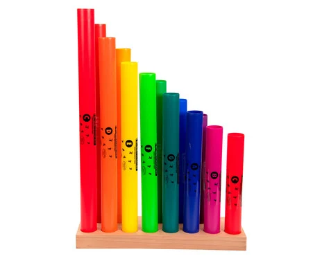 Boomwhackers® chromatic set, with wooden stand