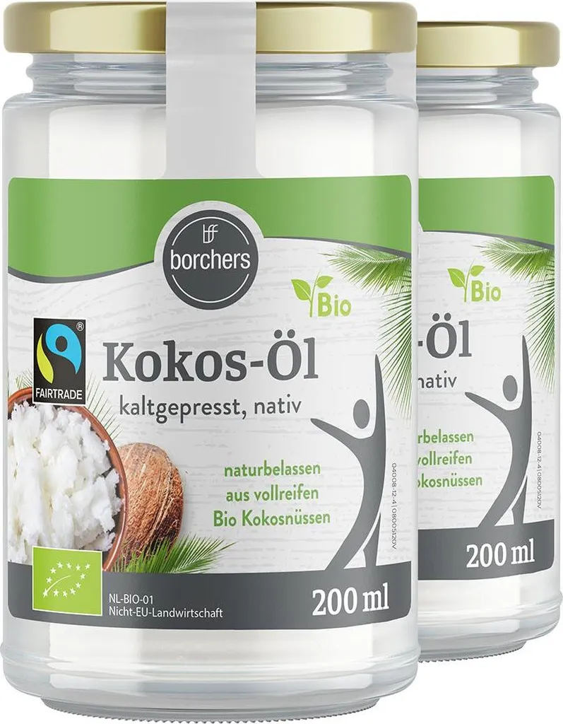 BORCHERS Fairtrade Coconut Oil (2x200ml)