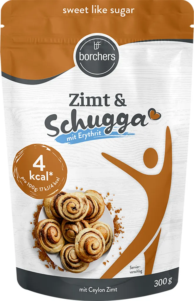 borchers Schugga & Cinnamon with Erythritol and Ceylon Cinnamon 300g