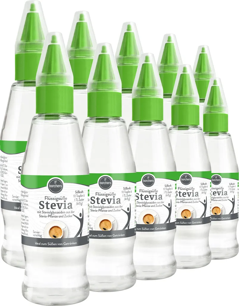 BORCHERS Stevia Liquid Sweetener (10x125ml)