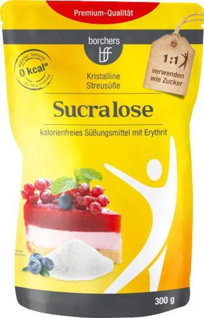 Borchers Sucralose Crystalline Sprinkle Sweetener (300 g)