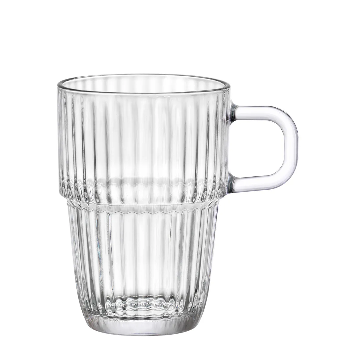 Bormioli, Barshine - Stackable tumbler with lid, 31.5 cl, capacity: 315 ml, diameter: 110 x 79 mm, height: 113 mm
