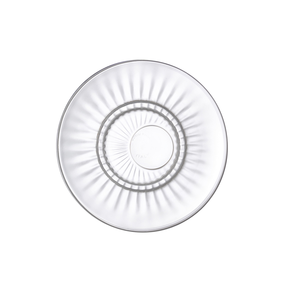 Bormioli, Barshine - Espresso saucer with asymmetrical mirror, D: 140 mm, H: 19 mm