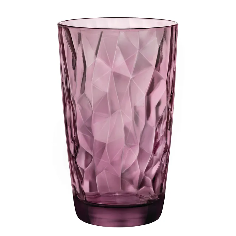 Bormioli - Diamond | Long drink 47 cl: purple red, 36 sets