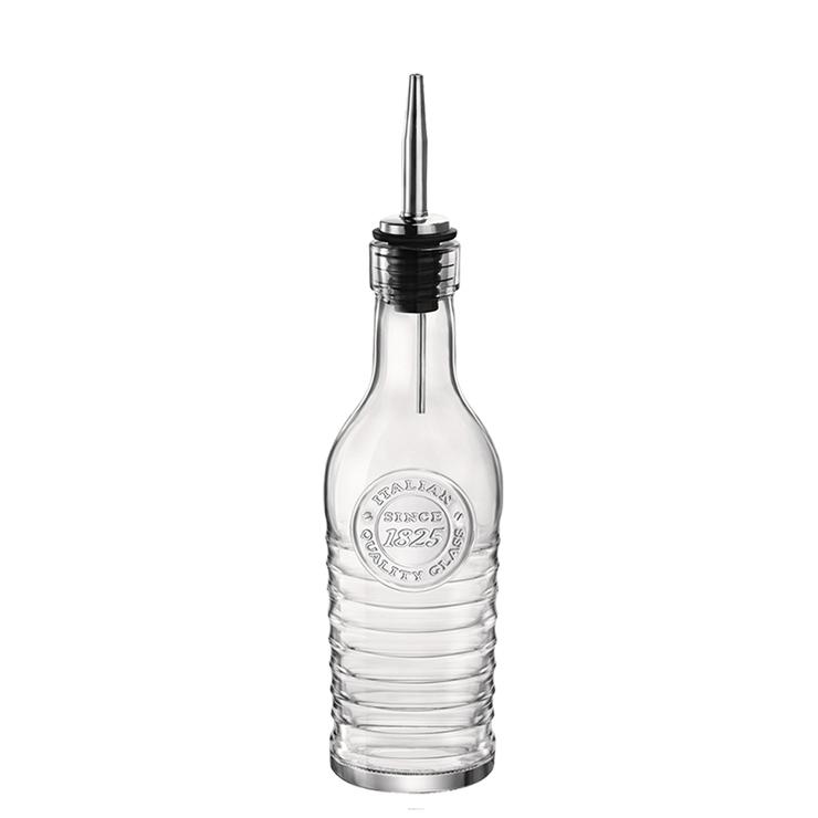 Bormioli, Officina 1825 - bottle with pourer, 6.2 x 19 cm / 0.268 ltr.