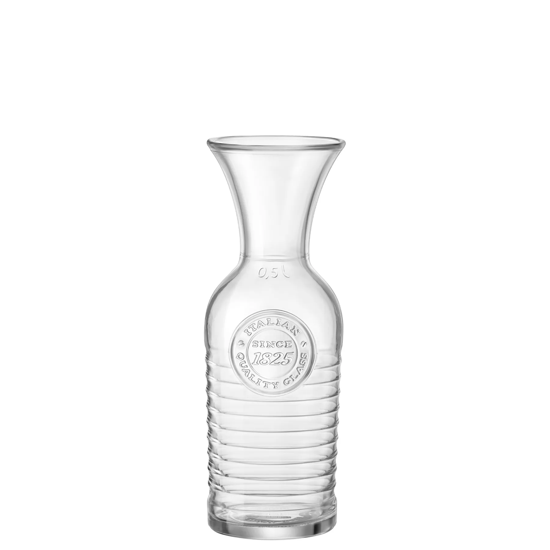 Bormioli, Officina 1825 - Carafe with fill line 0.50 ltr. |-|, 22.7 cm/ 0.63 ltr.