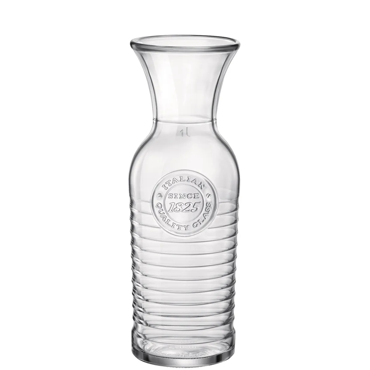Bormioli, Officina 1825 - Carafe with fill line 1.00 ltr. |-|, 27.5 cm/ 1.18 ltr.