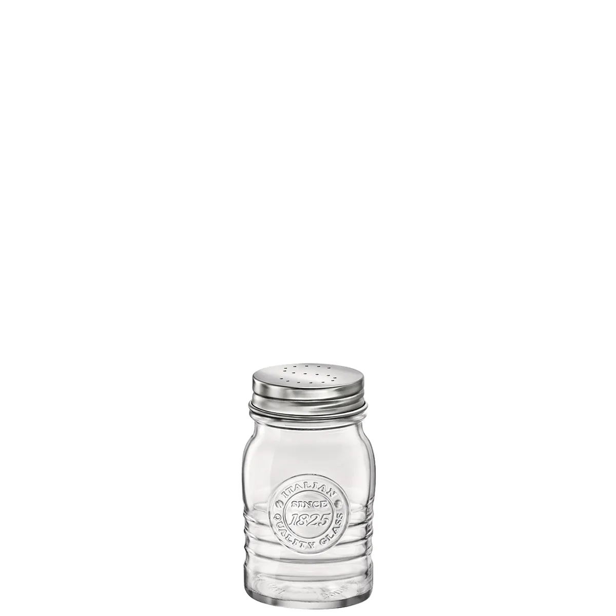 Bormioli, Officina 1825 - salt shaker with metal lid, 6.4 x 11 cm / 0.24 ltr., 12 sets