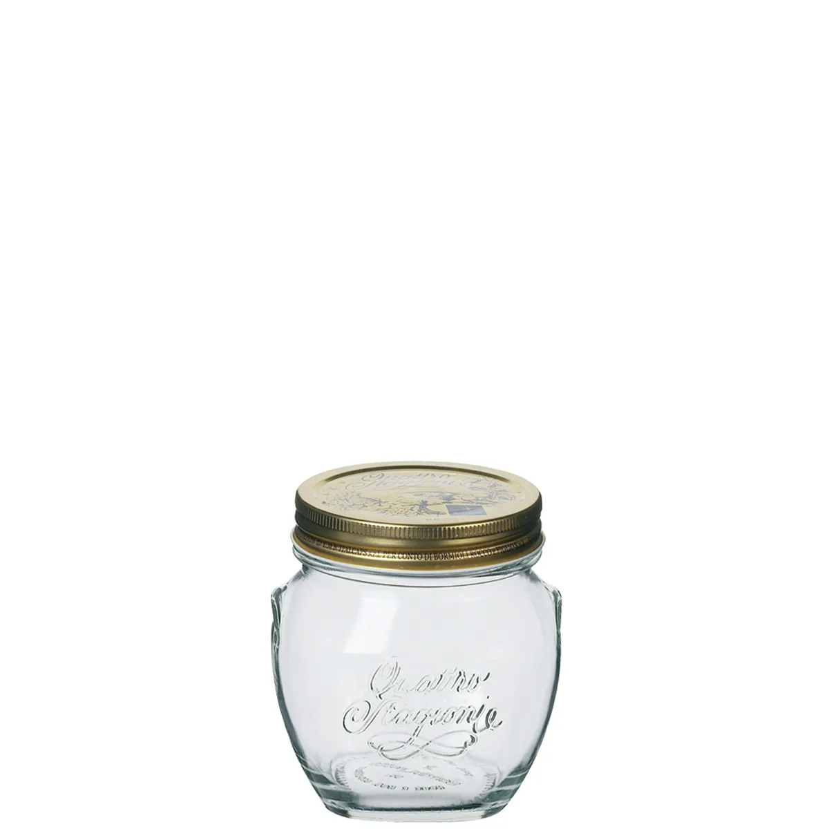 Bormioli, Quattro Stagioni - Anfora jam jar trspt., 11 cm/ 0.50 ltr., 12 sets