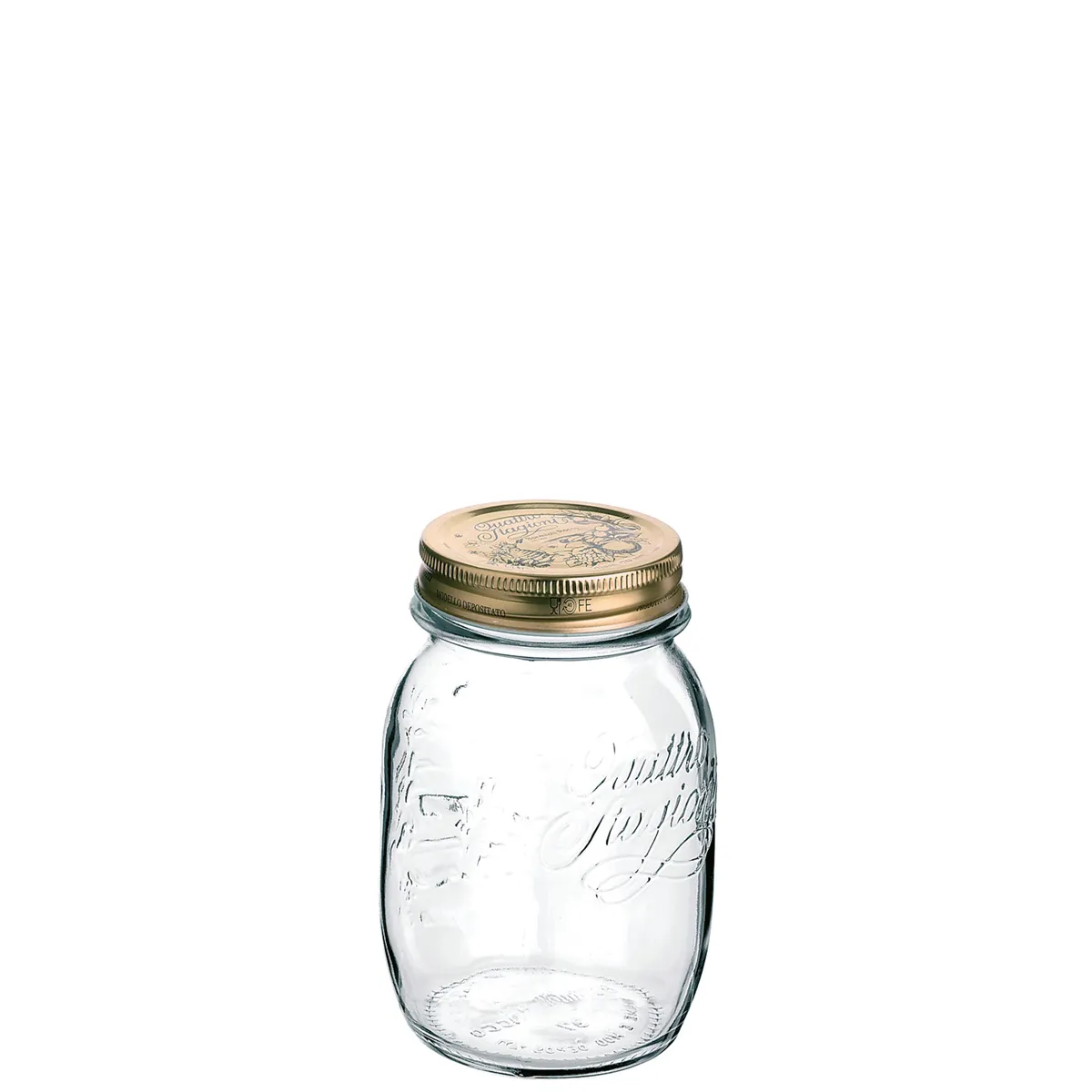 Bormioli, Quattro Stagioni - preserving jar trspt., 13.6 cm / 0.50 ltr., 12 sets