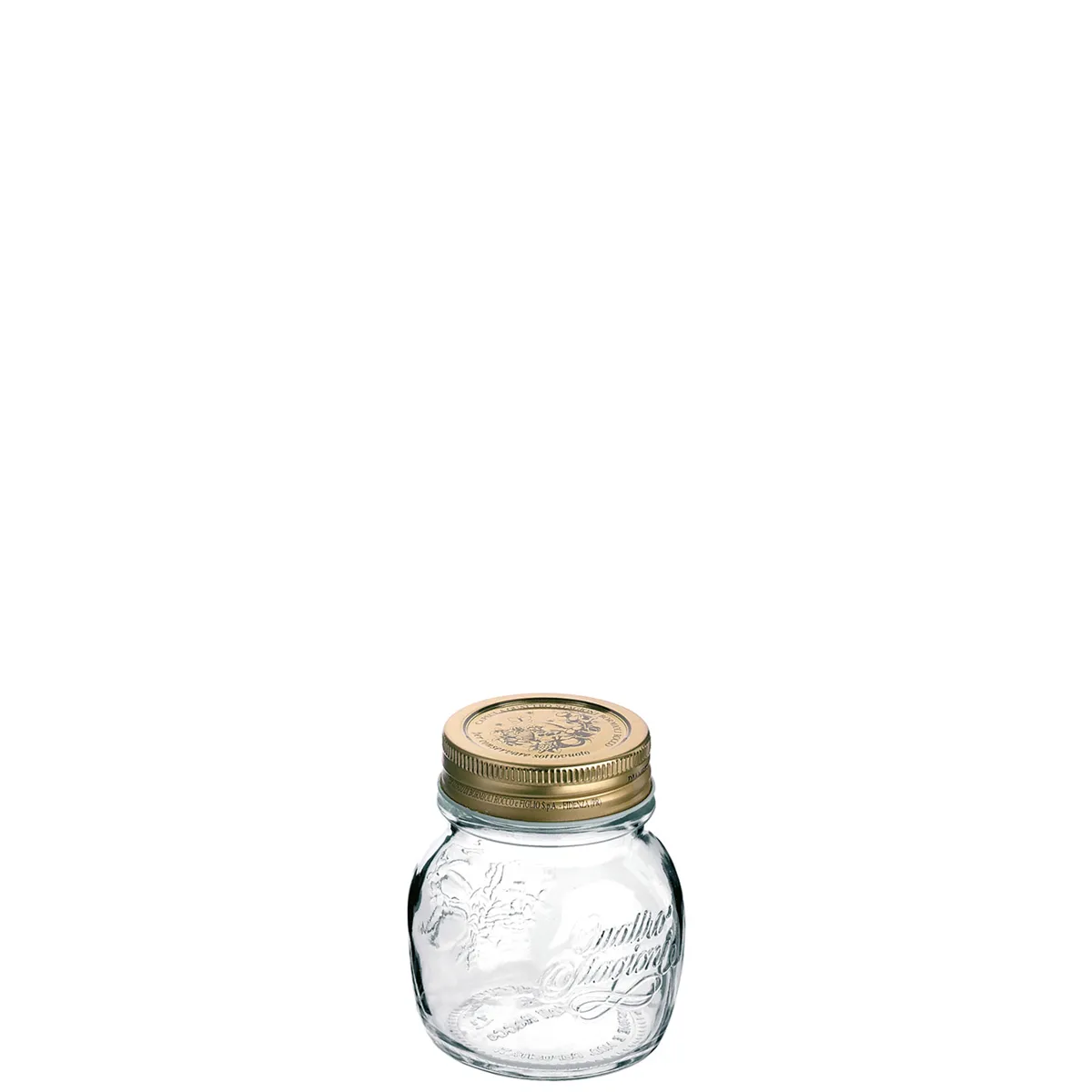 Bormioli, Quattro Stagioni - preserving jar trspt., 8.3 cm / 0.15 ltr., 12 sets