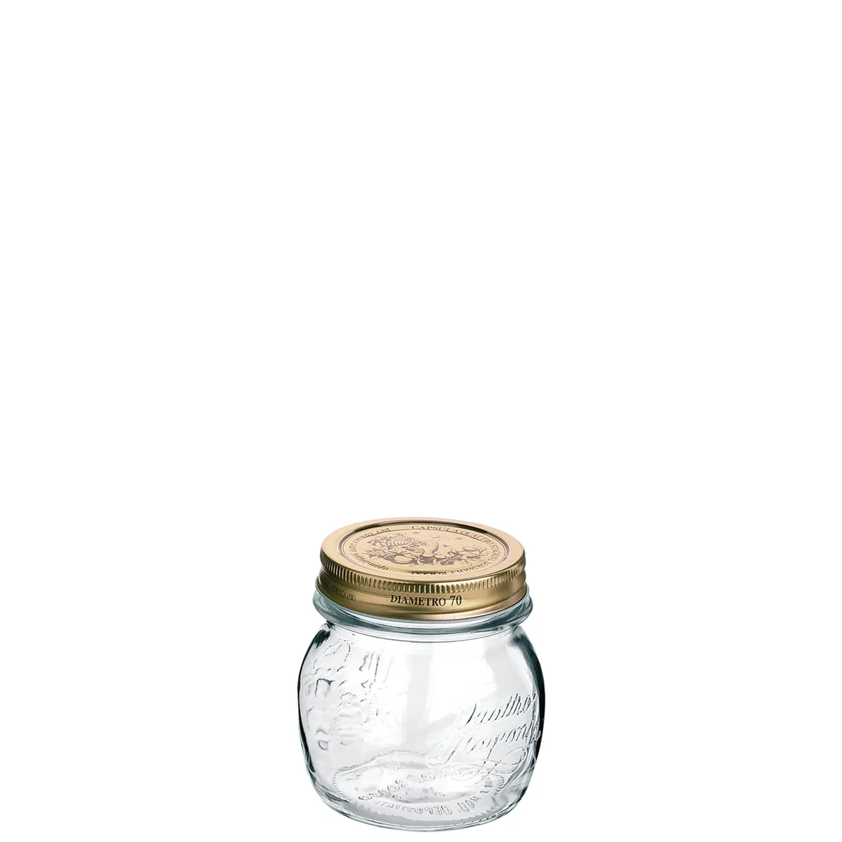 Bormioli, Quattro Stagioni - preserving jar trspt., 9.3 cm / 0.25 ltr., 12 sets