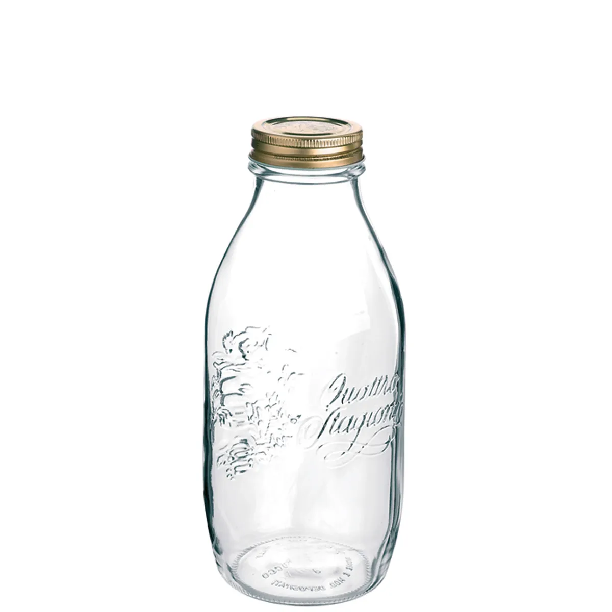 Bormioli, Quattro Stagioni - bottle with lid 9.4 x 22.6 cm/ 1.00 ltr., 12 sets