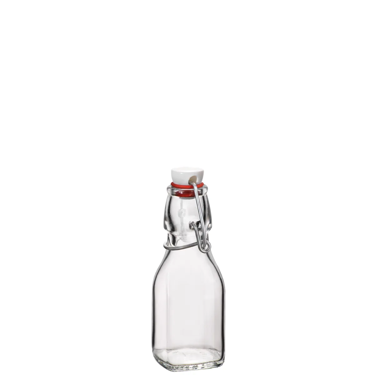 Bormioli, Swing - Bottle with swing top, 6.2 x 13.4 cm / 0.125 ltr., 20 sets