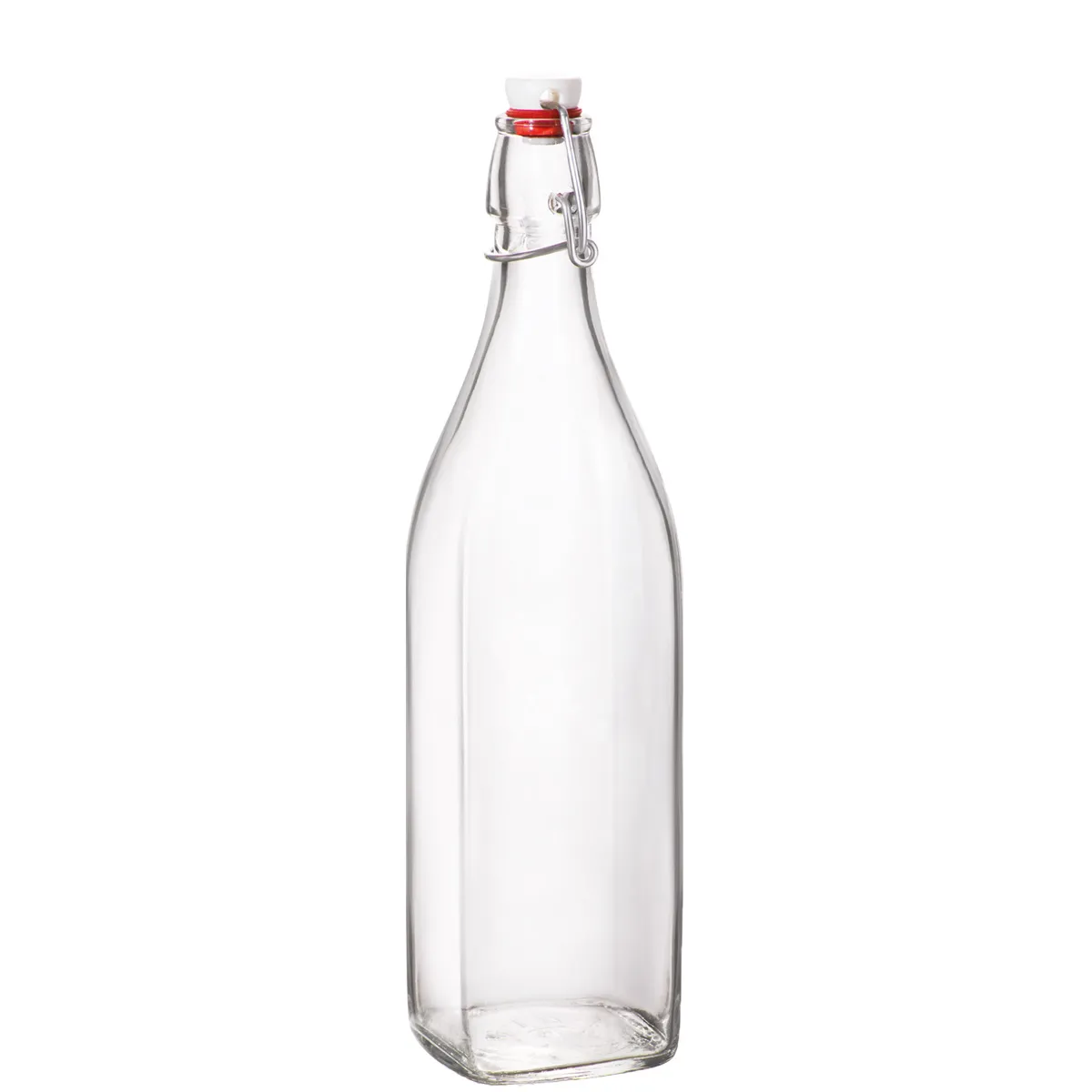 Bormioli, Swing - Bottle with swing top, 8.2 x 31.5 cm / 1.00 ltr., 6 sets