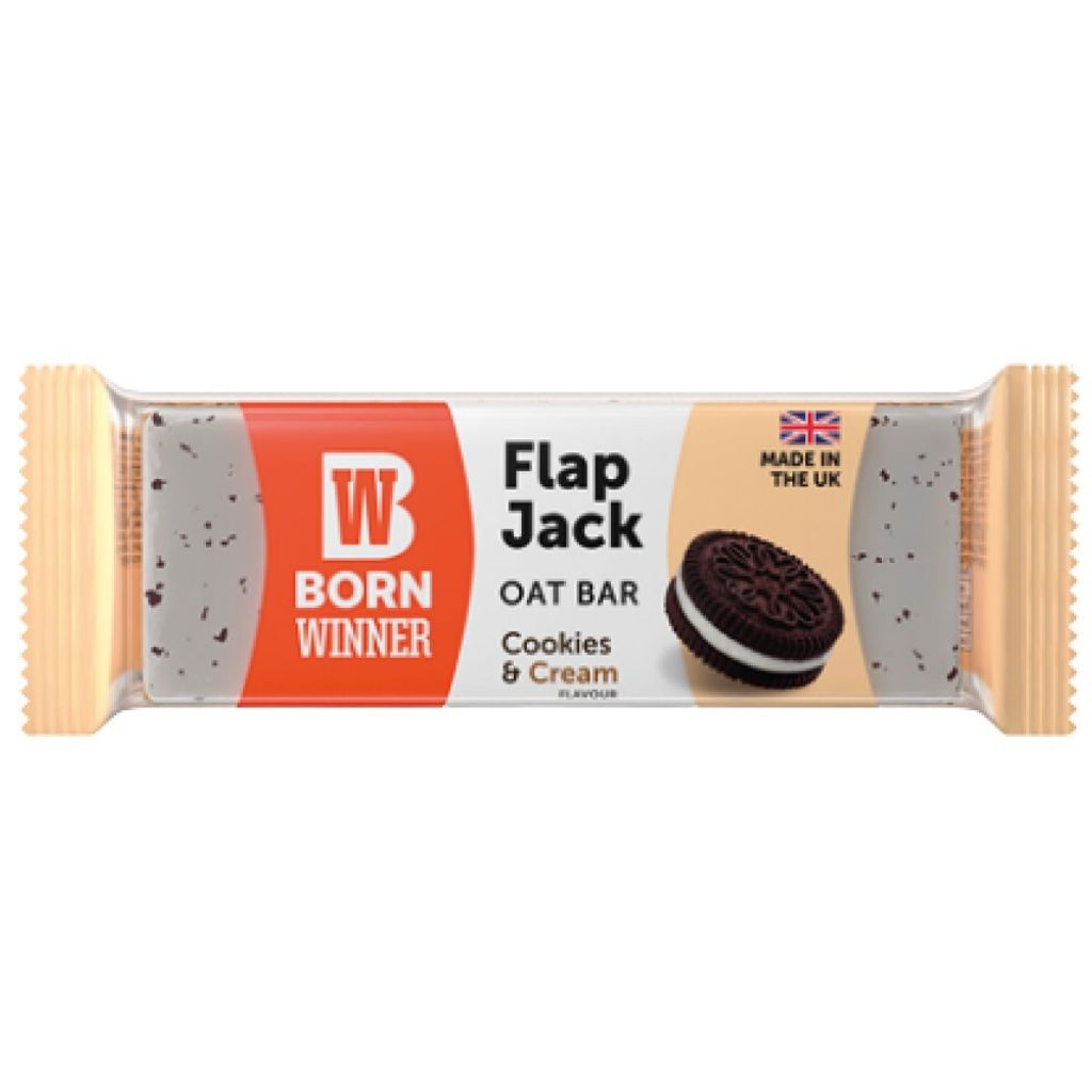 Born Winner Flap Jack Oat Bar | with Topping, 30 gm