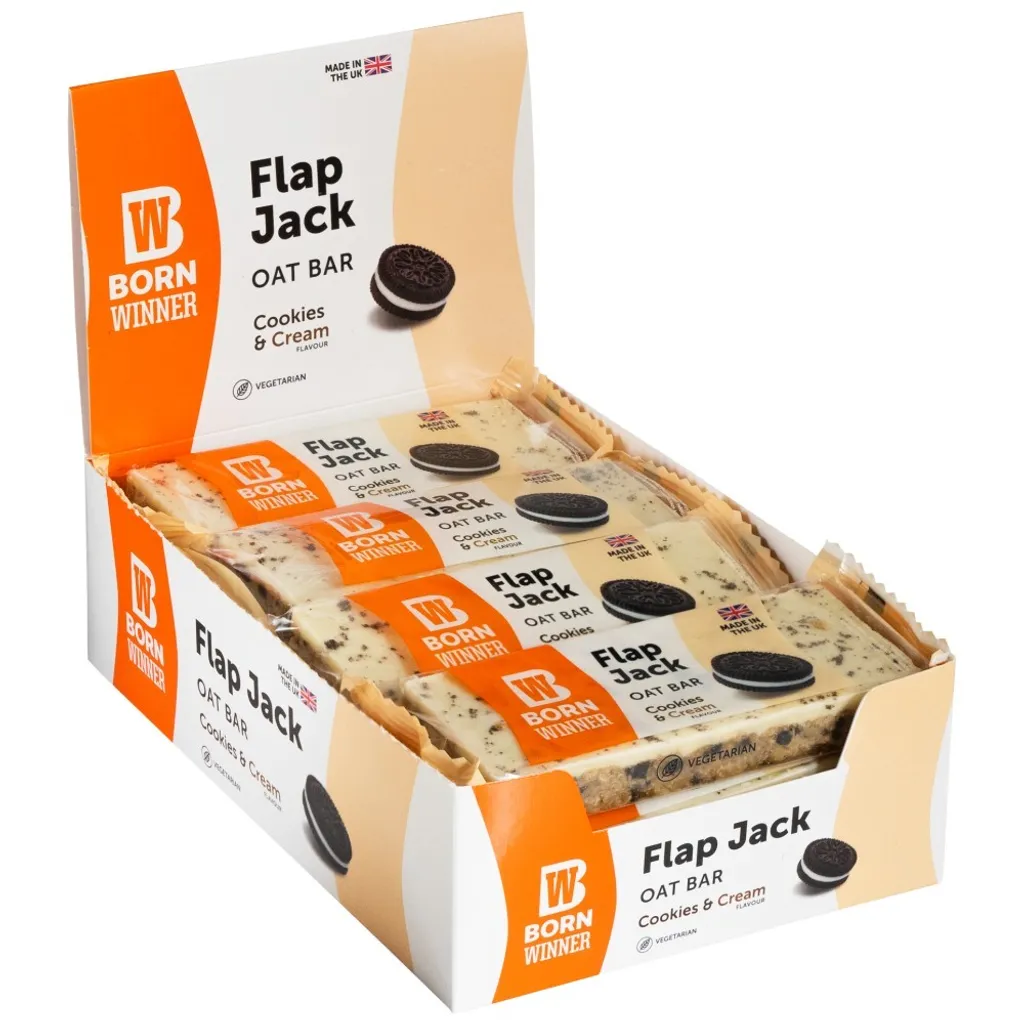 Born Winner | Flap Jack Oat Bar | with Topping Chocolate with coconut