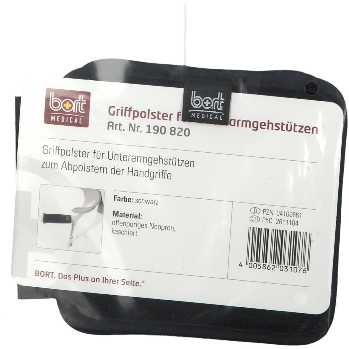 BORT grip pads for forearm crutches 2 St