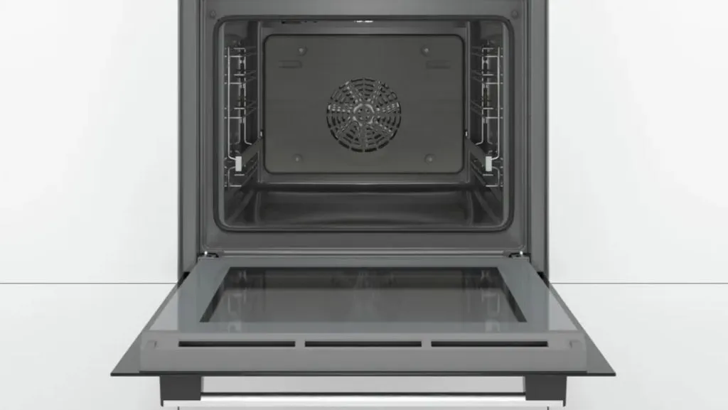 Bosch built-in oven 60 cm, single telescopic rail, 3D hot air plus HBA534ES0