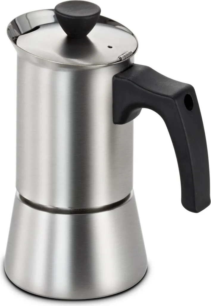 Bosch HEZ9ES100 Espresso Maker, 4 cups, 200 ml, induction compatible, heat-insulated handle, stainless steel