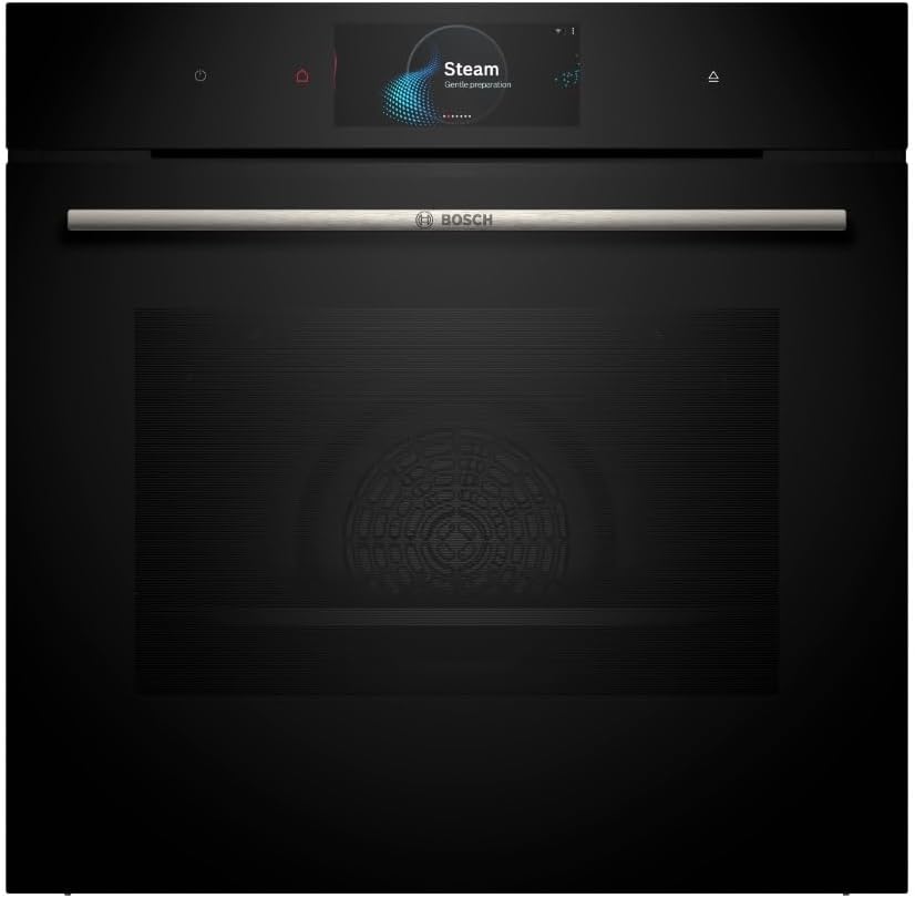Bosch HSG7584B1 Series 8 Smart Built-in Steam Oven, 60 x 60 cm
