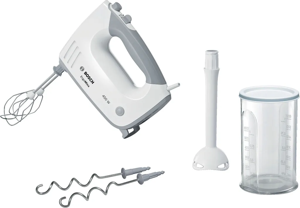 Bosch MFQ36440 ErgoMixx Hand Mixer White/Grey