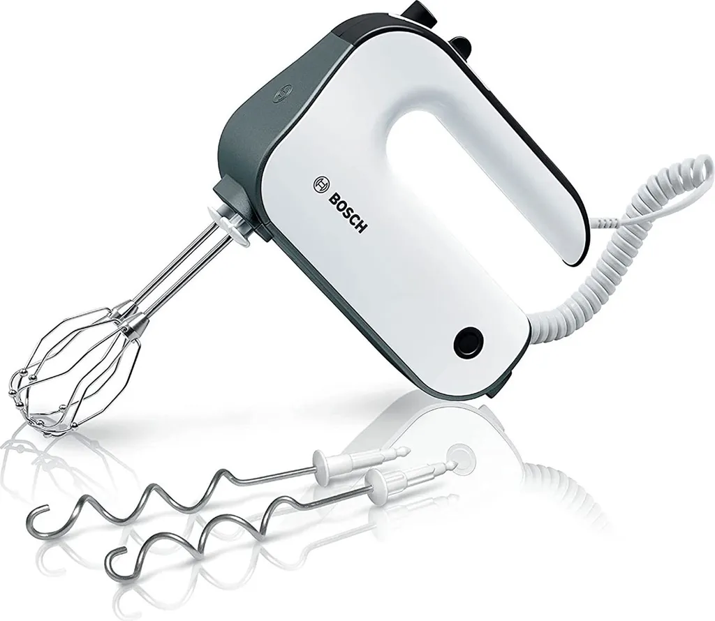 Bosch MFQ49300 Hand Mixer 850 Watt Styline Styline white / dark silver (MFQ49300)