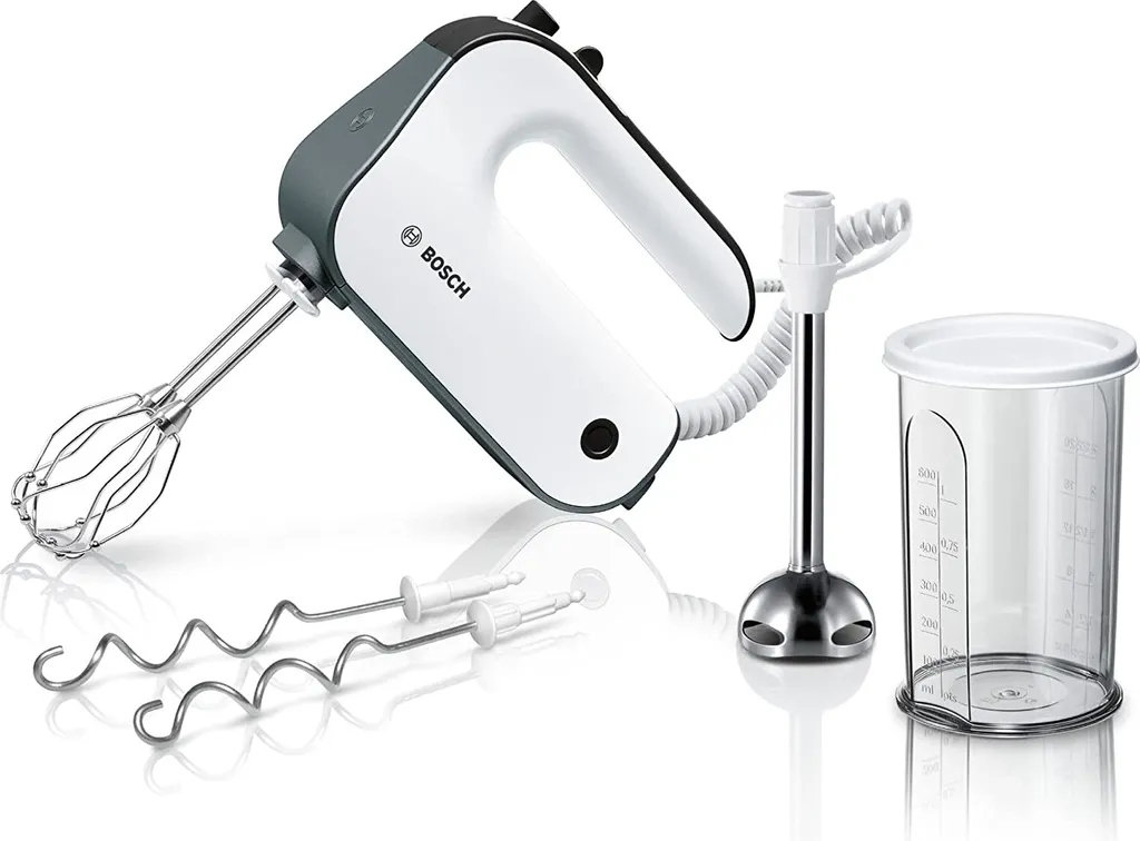 Bosch MFQ49700 - Hand mixer - Black - White - Mixing - Stirring - 850 W - 220-240 V - 50-60 Hz