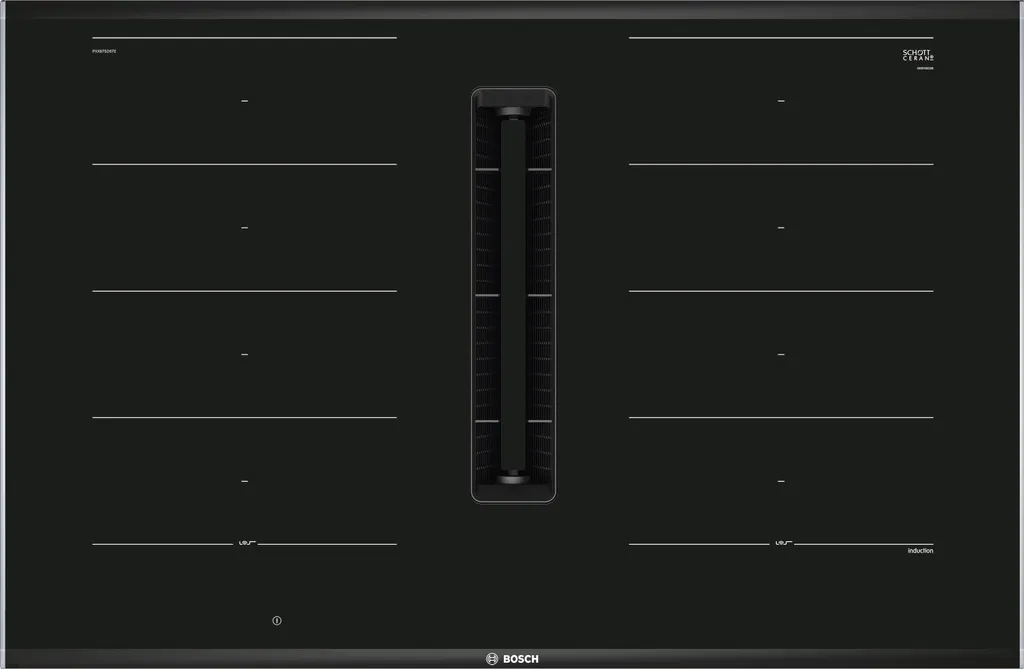 Bosch PXX875D67E induction hob with extractor hood 80cm EEK:B