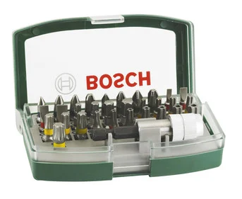 BOSCH screwdriver bit set with color coding