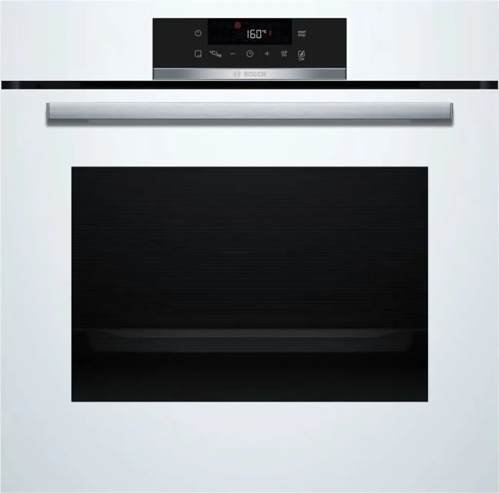 BOSCH SER4 Built-in Pyrolytic Oven - HBA572BW3F - White - 4-Glass Cold Door - 59.4 x 54.8 x 59.5 cm