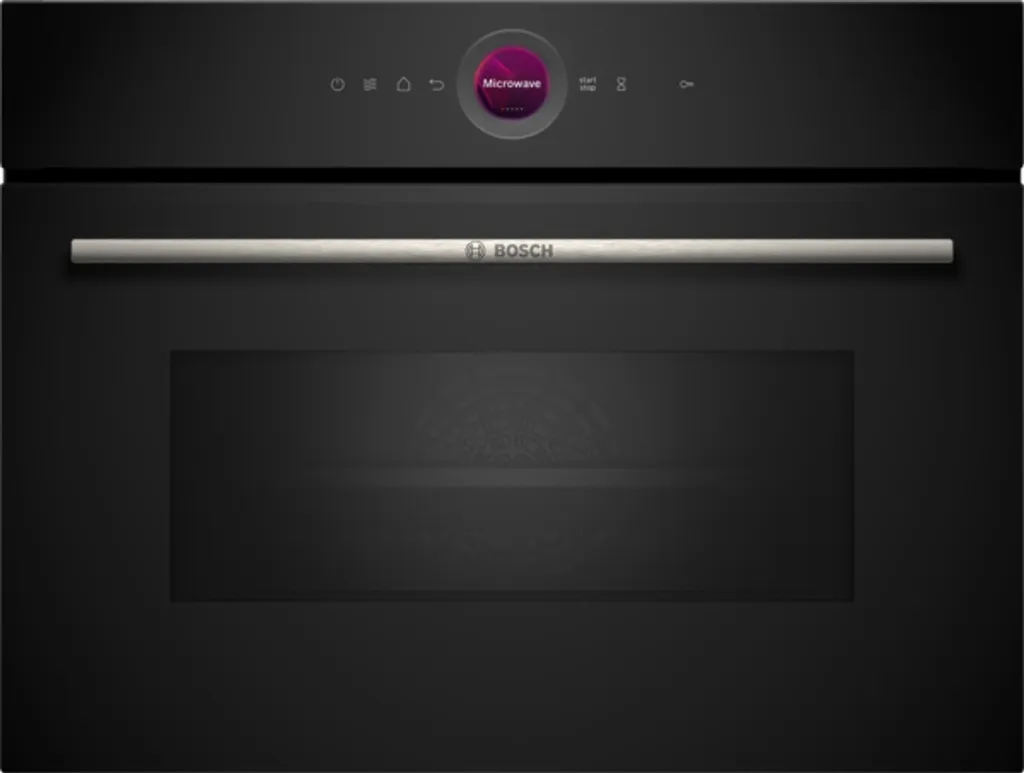 Bosch Series 8, Built-in Microwave, 60 x 45 cm, Black CEG732XB1