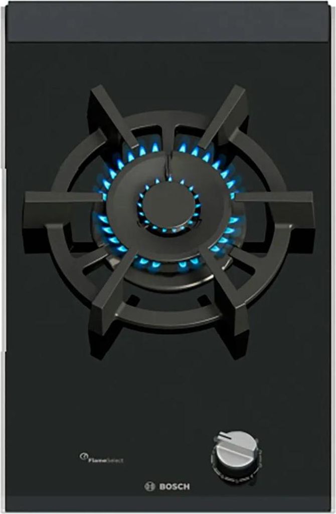 Bosch Series 8 PRA3A6I10 Cooktop Black Integrated 30 cm Gas Cooktop 1 Zone(s)